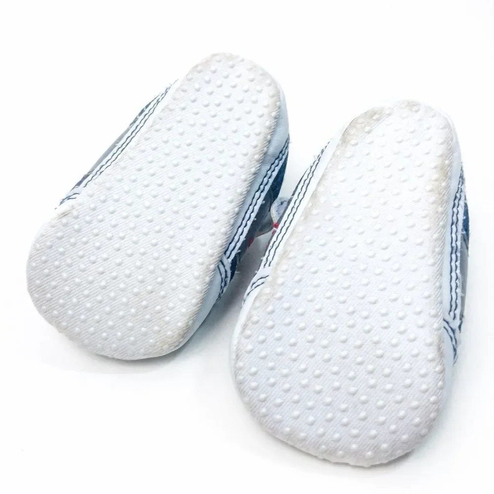 Preppy Baby Boy Bundle: Sneakers & Argyle Newsboy Hat